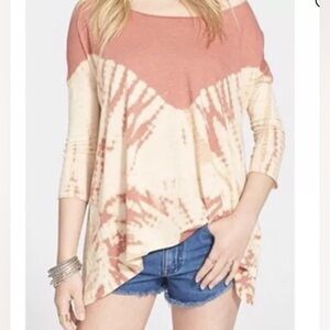 Free People/We The Free Coastal Tie-Dye Top